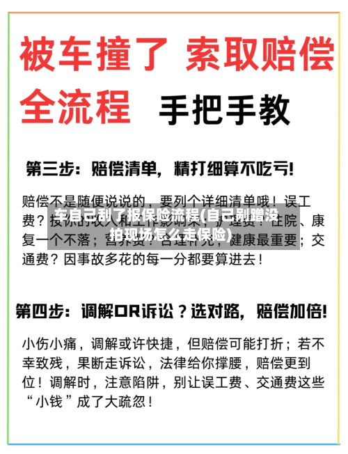 车自己刮了报保险流程(自己剐蹭没拍现场怎么走保险)-第2张图片