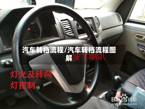 汽车转档流程/汽车转档流程图解-第2张图片