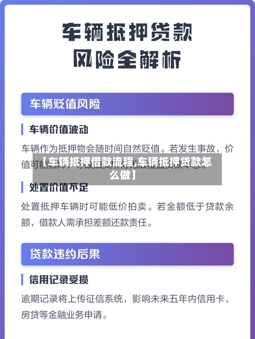 【车辆抵押借款流程,车辆抵押贷款怎么做】-第3张图片
