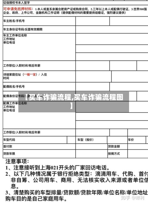 【买车诈骗流程,买车诈骗流程图】-第3张图片