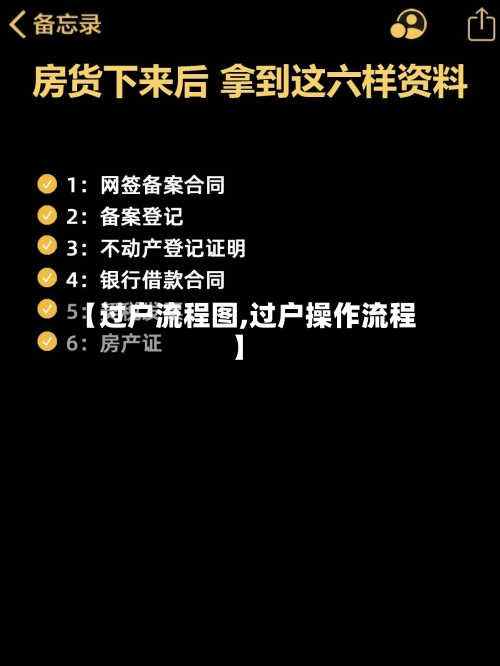 【过户流程图,过户操作流程】