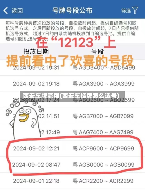 西安车牌流程(西安车挂牌怎么选号)-第2张图片