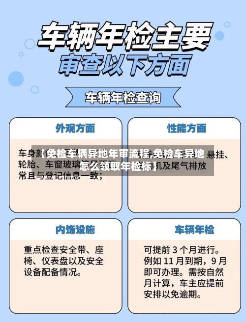 【免检车辆异地年审流程,免检车异地怎么领取年检标】-第2张图片