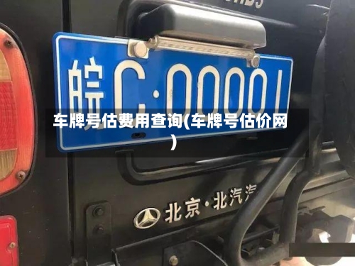 车牌号估费用查询(车牌号估价网)