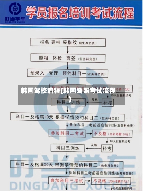 韩国驾校流程(韩国驾照考试流程)