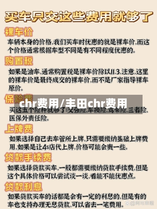 chr费用/丰田chr费用-第3张图片